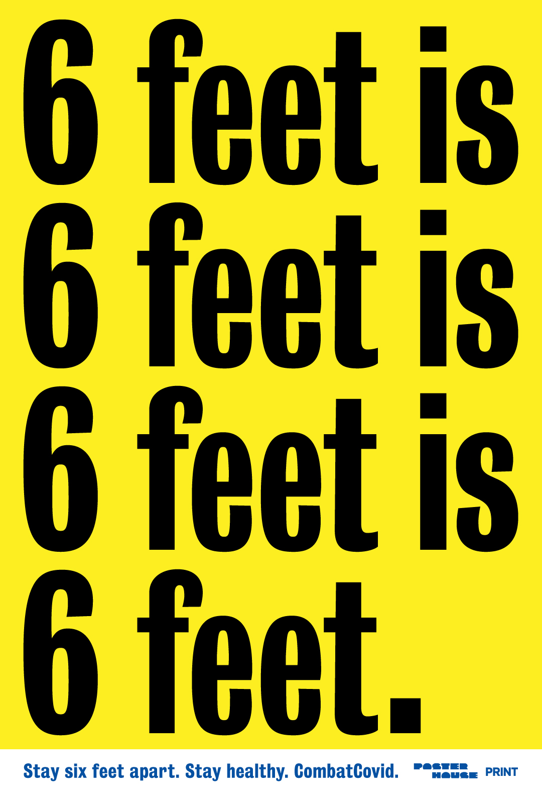 A poster repeating